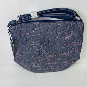 🩷”Vera Bradley”NWT Aloha Blooms Quilt Ultralight Bucket Crossbody Bag💙